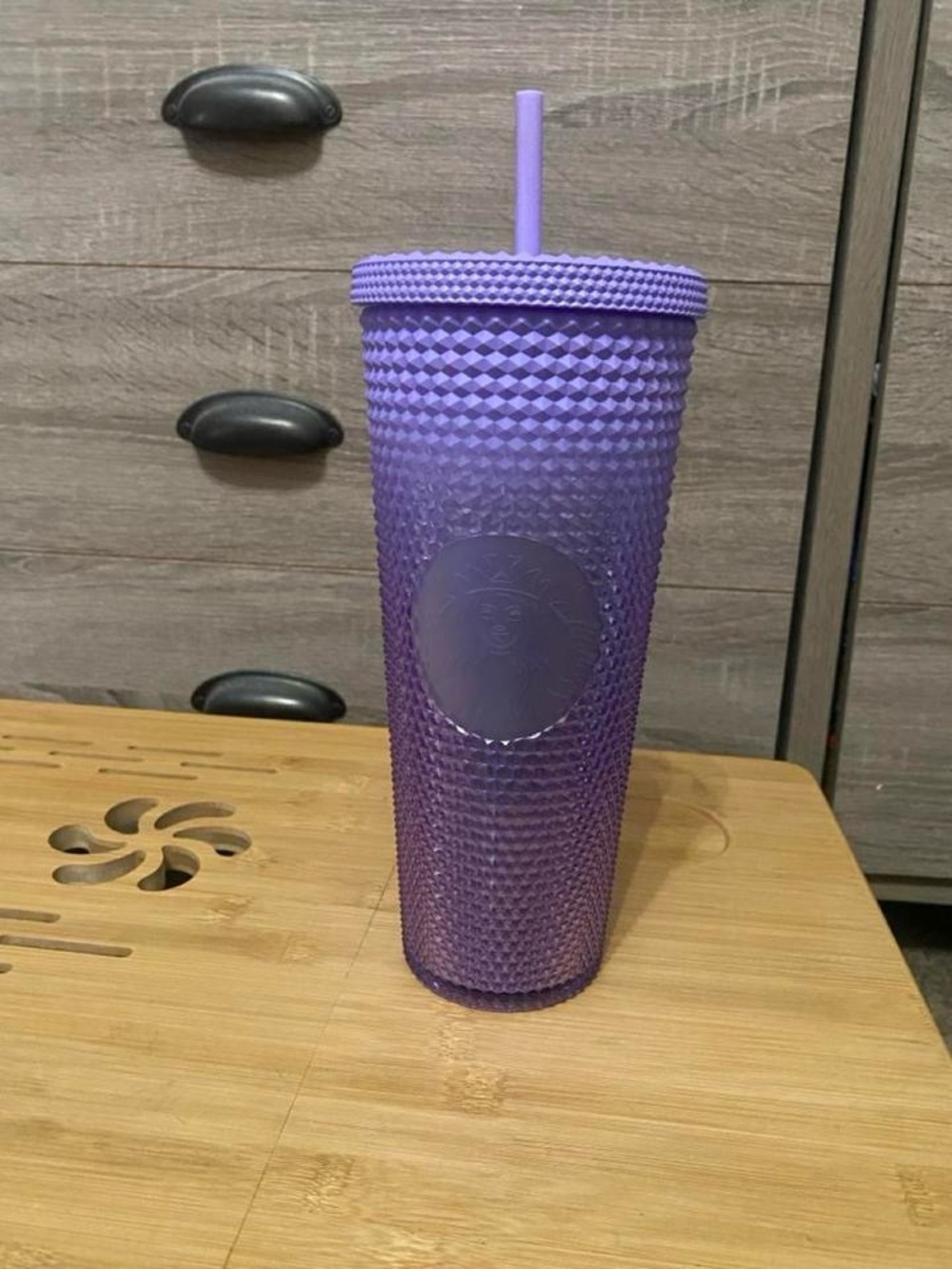 Starbucks Lavender Studded Cold Cup Tumbler with Straw